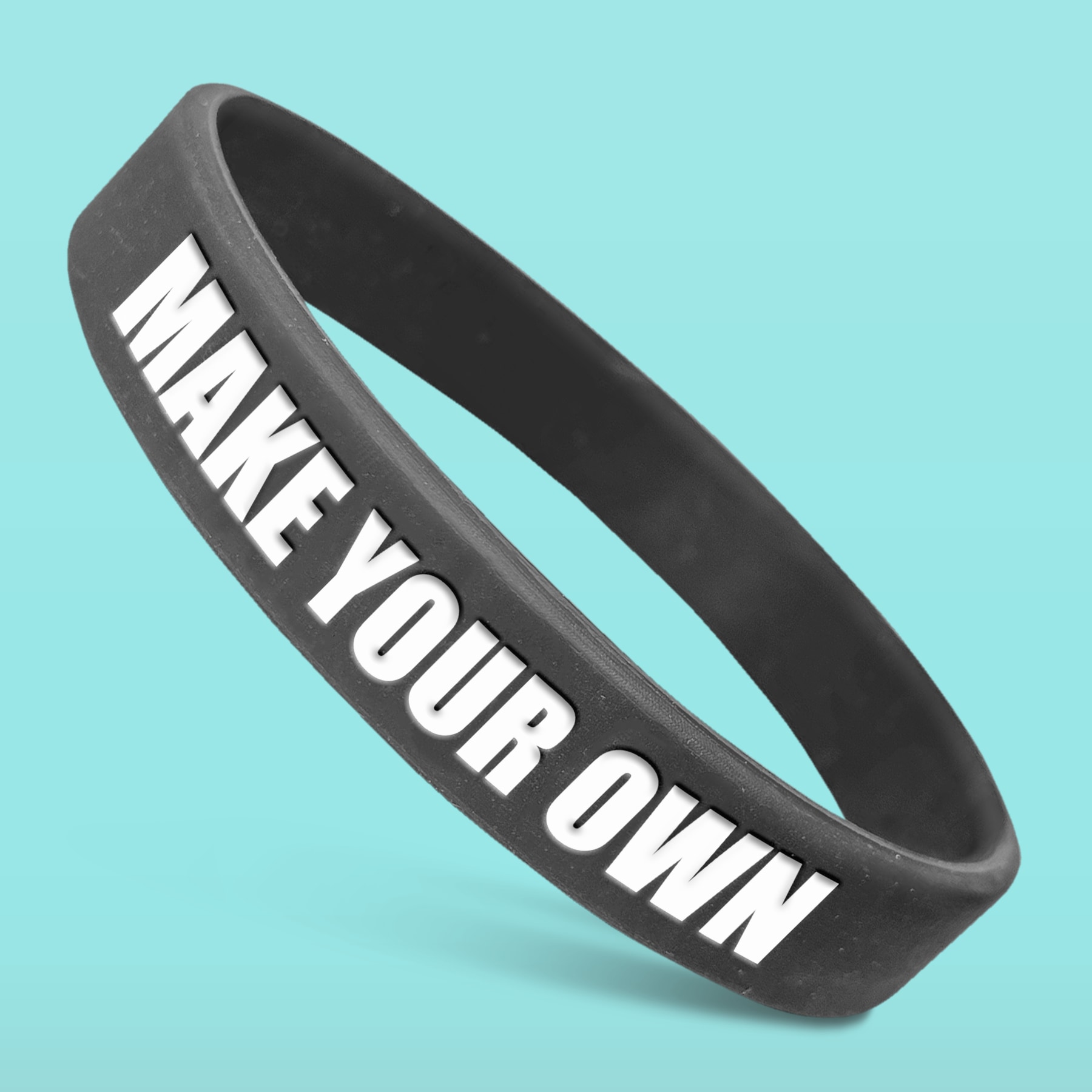 The Classic Rubber Wristband Completely Customizable